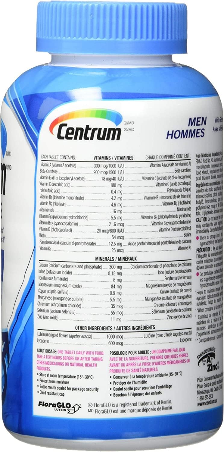 CENTRUM MEN MULTIVIT TAB 120CT