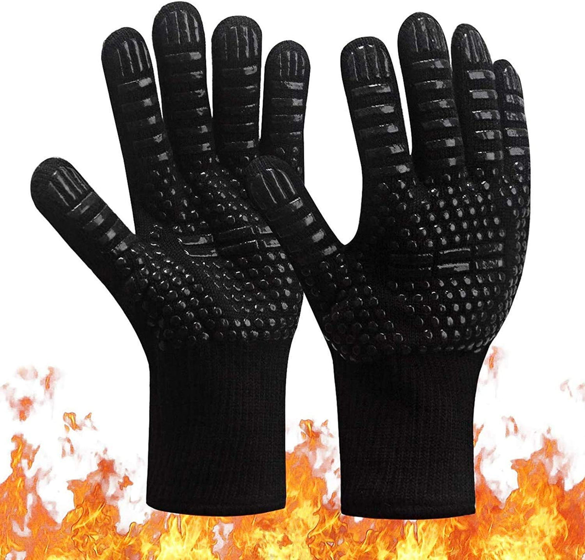Mr. Bar-B-Q Extreme Heat Resistant Barbecue Glove, Black