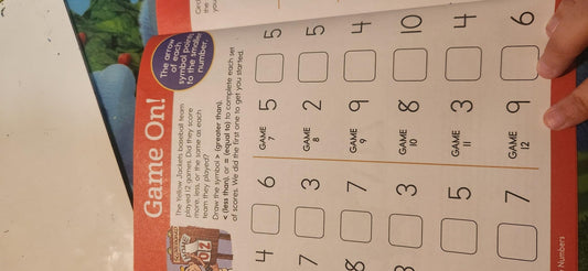 School Zone Time, Money & Fractions Grades 1-2 Workbook