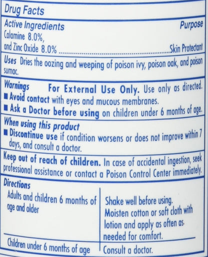 CALAMINE LOTION PINK PLAIN 6OZ HUMCO
