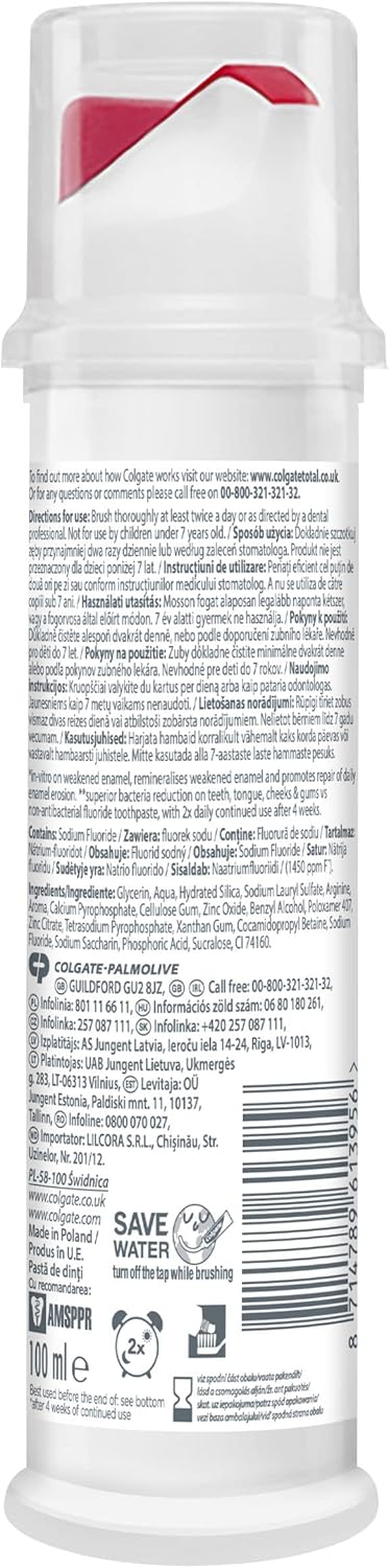 COLGATE TOTAL PS 4.8OZ GM/PRT
