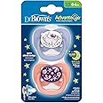 Dr Brown's Advantage Day and Night Stage 2 Pacifier, 4 pack