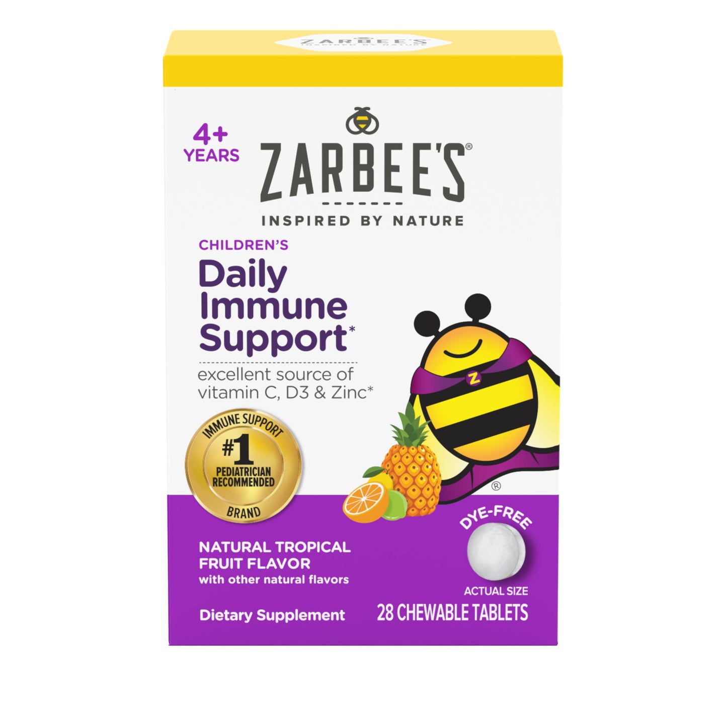ZARBEES MULTI +PROBIOTIC CHLD GMY 70CT