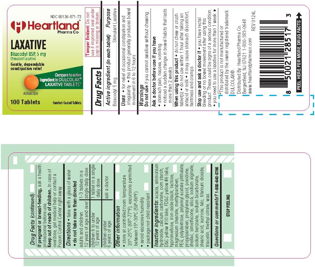 GNP BISACODYL LAXATIVE 5MG TAB 25CT