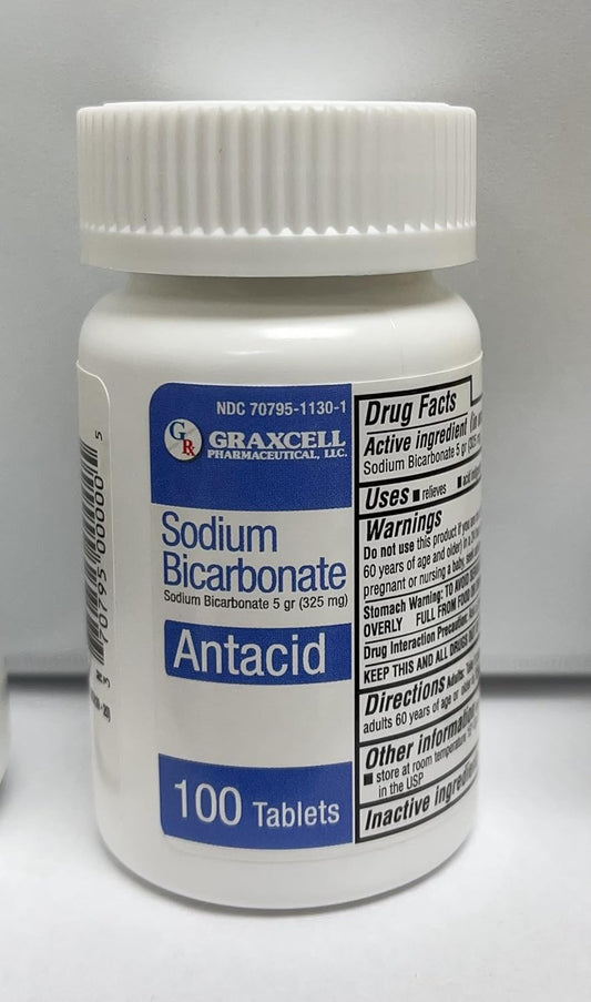 SODIUM BICARBONATE 5GR TABLET 100CT CMD