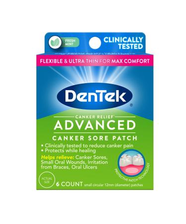 Dentek Canker Relief Patch 6 Count