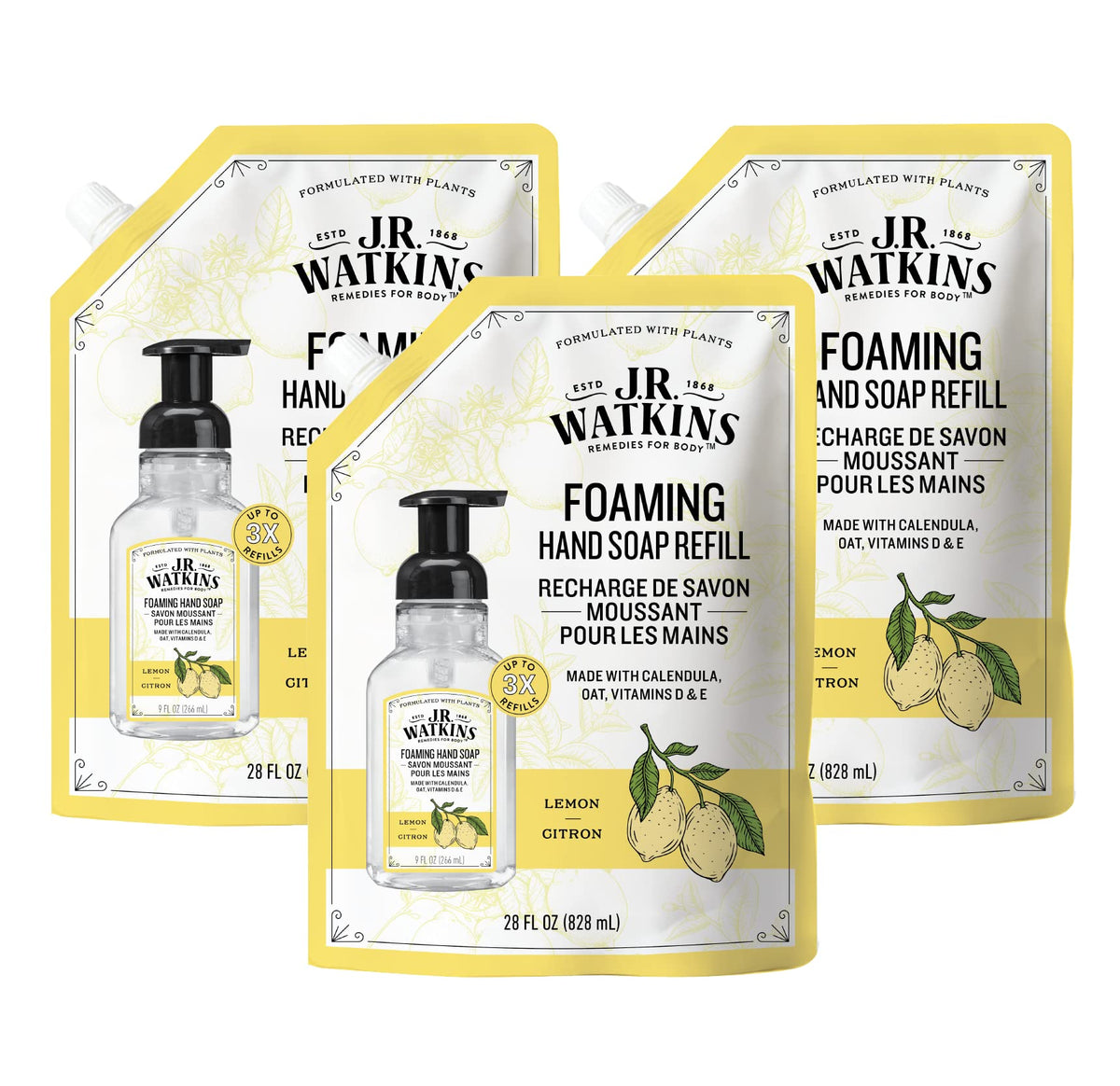 J.R. WATKINS HAND CRM,ALOE AND GRN TEA