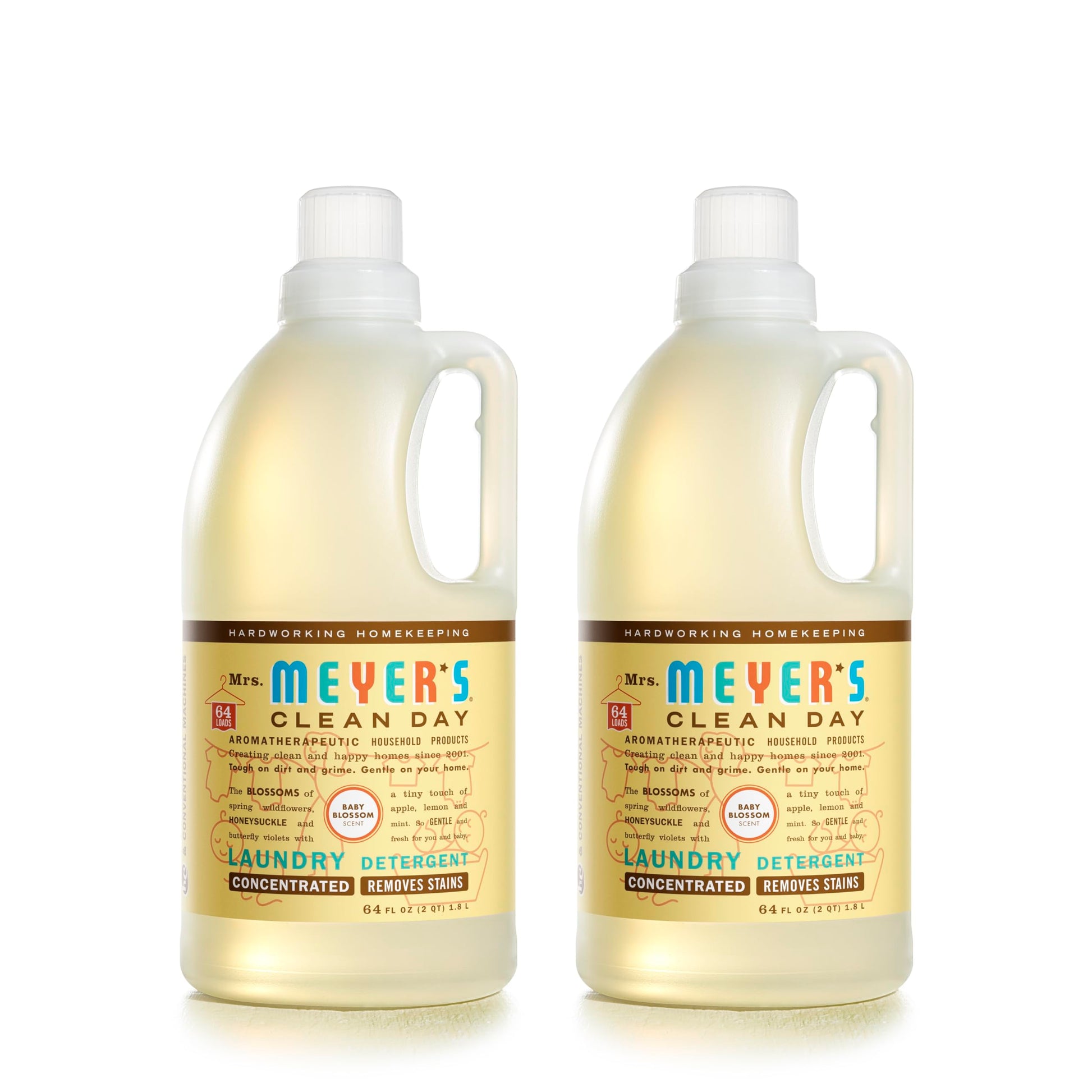 MRS. MEYER'S CLEAN DAY LAUNDRY DET,2X,BABY BLSOM