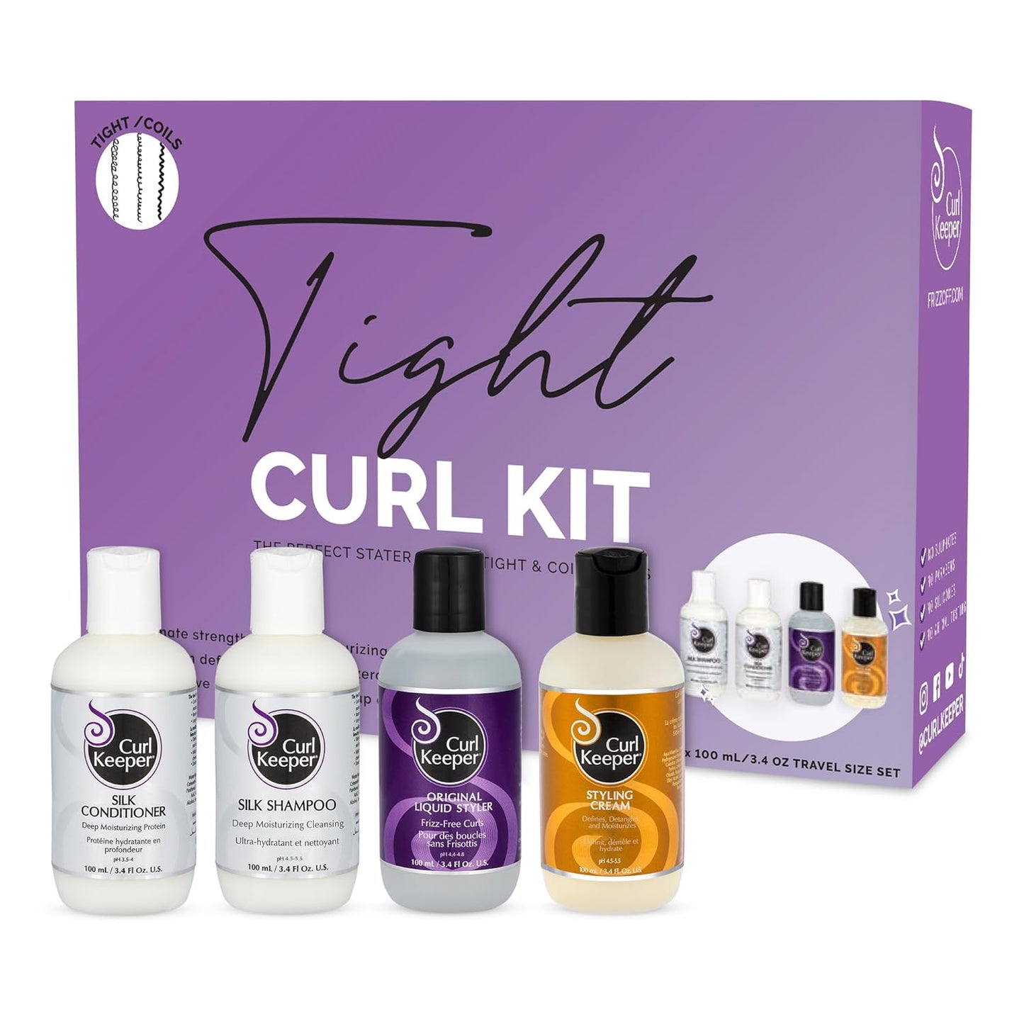 CURL KEEPER SILK SHAMPOO 8OZ
