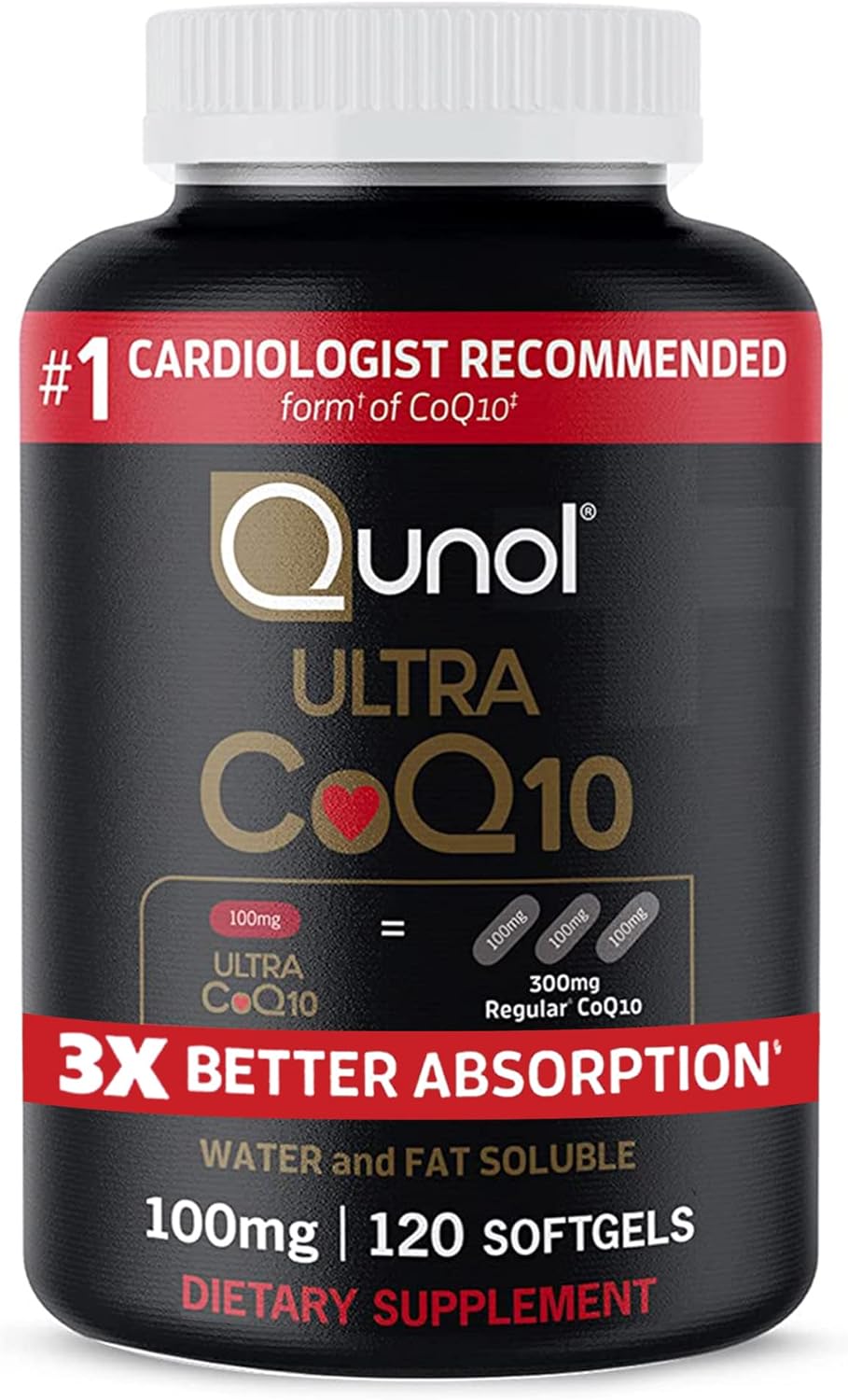 QUNOL ULTRA COQ10 GC 100MG 30 SFG