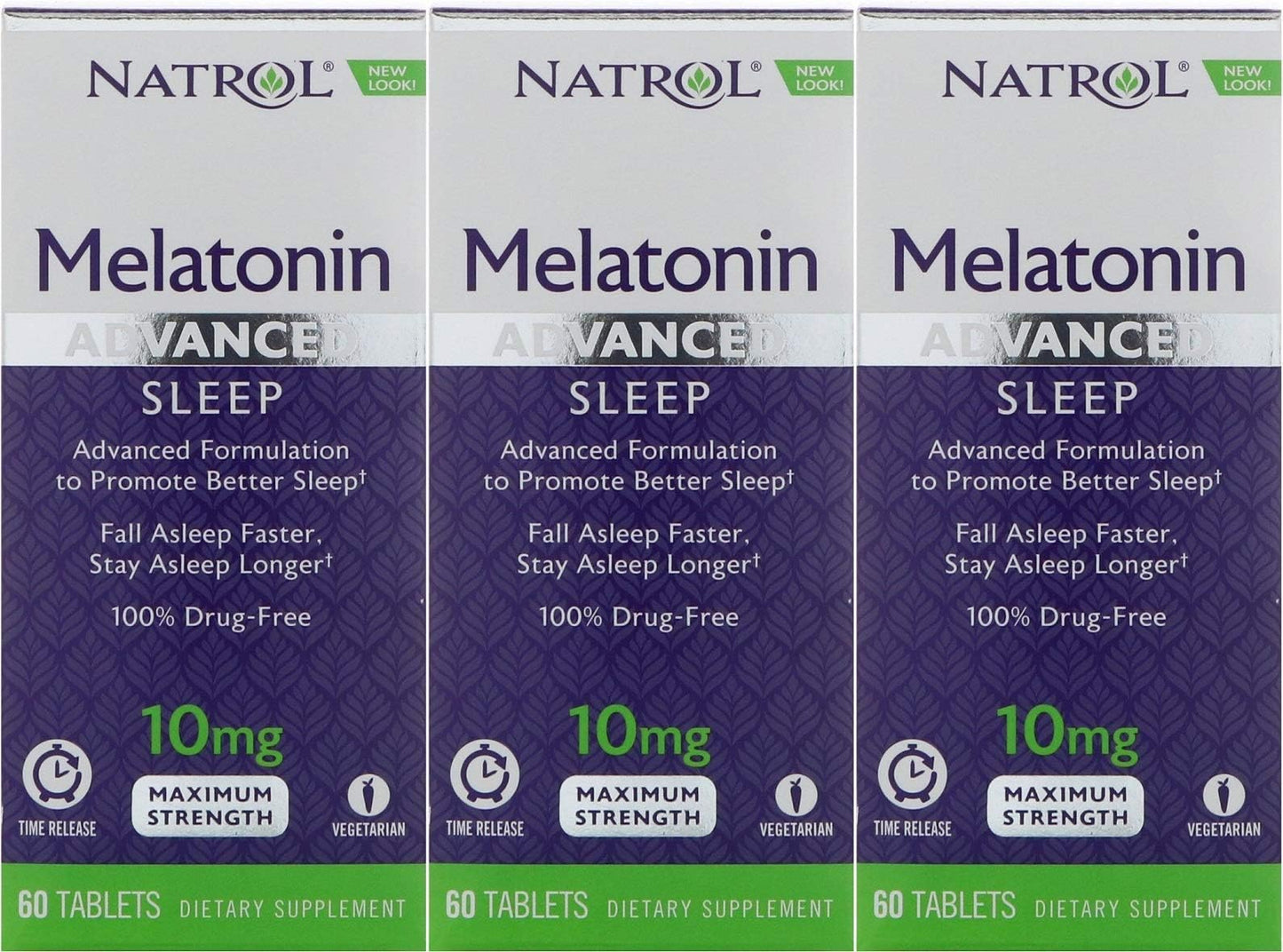 MELATONIN 10MG TAB FAST DSLV 60CT NATROL