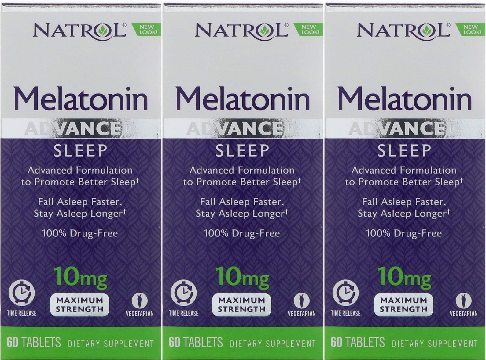 MELATONIN 10MG TAB FAST DSLV 60CT NATROL