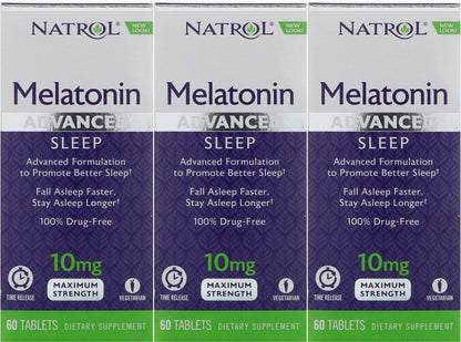MELATONIN 10MG TAB FAST DSLV 60CT NATROL