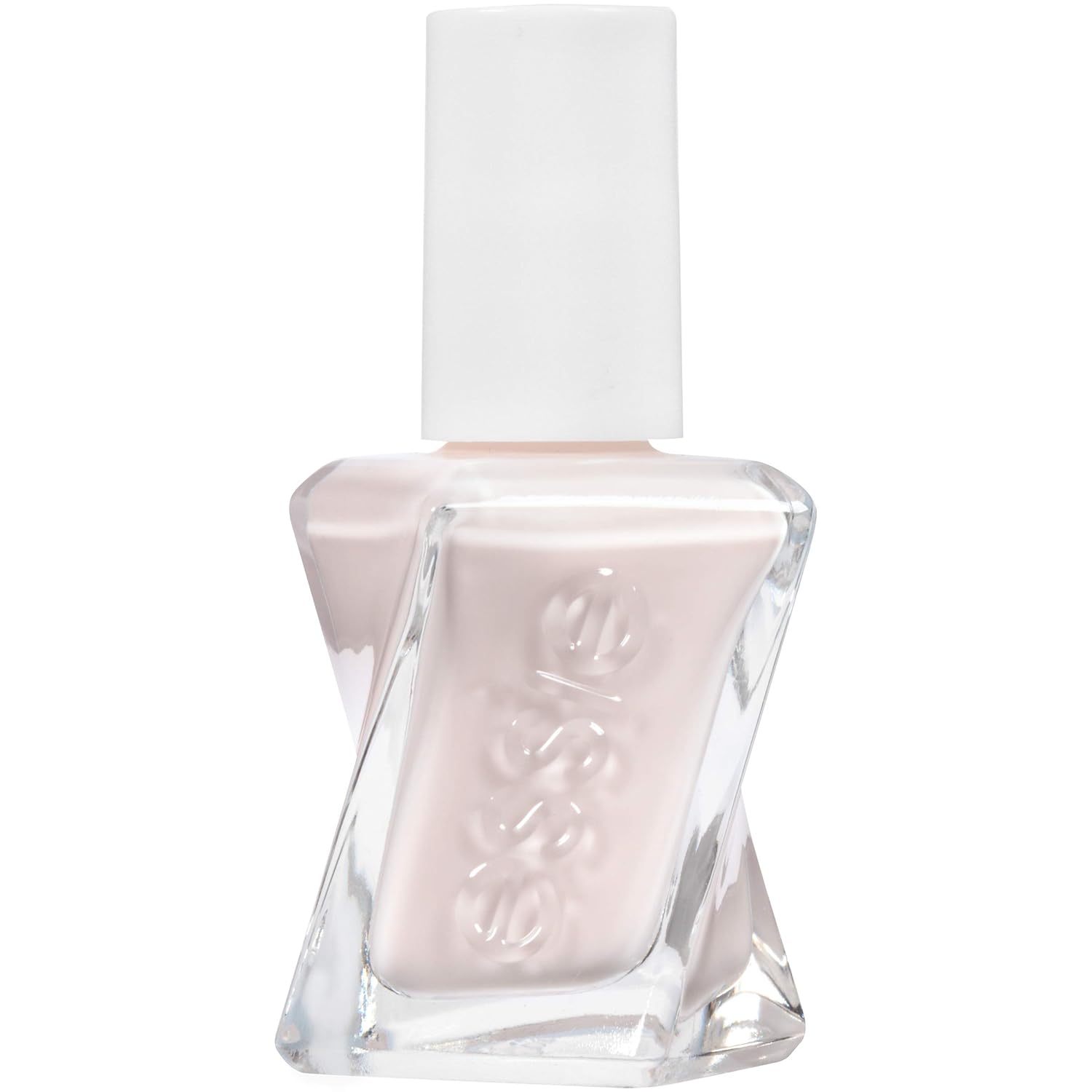 essie gel couture gel-like nail polish, vegan, white, pre-show jitters, 0.46 fl oz