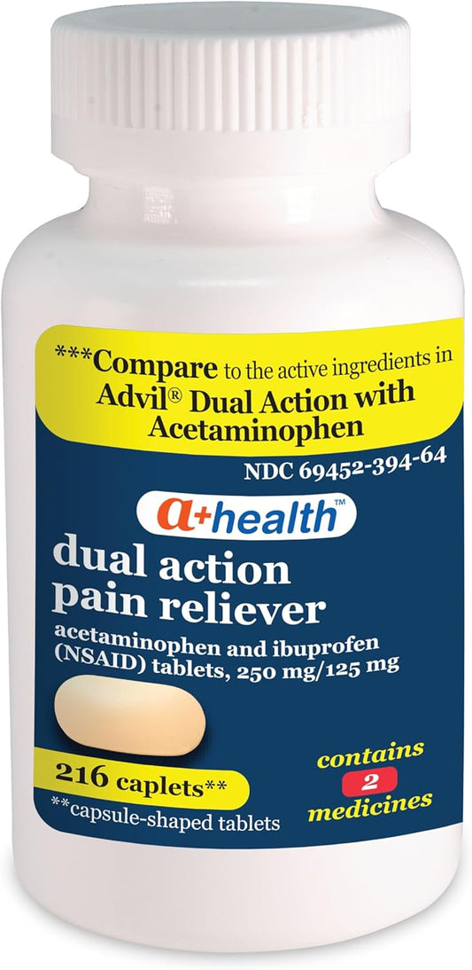 ACETAMINOPHEN-IBUPROFEN 250-125MG CPL 36