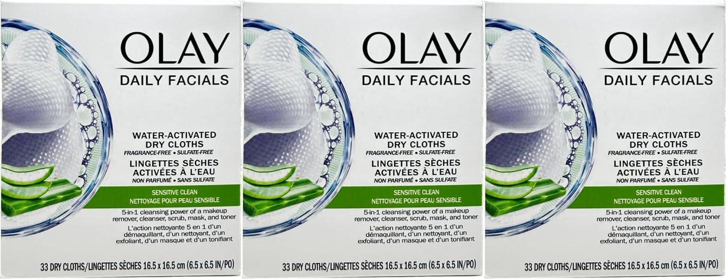 OLAY 5IN1 CLEANSING CLOTH 33ct