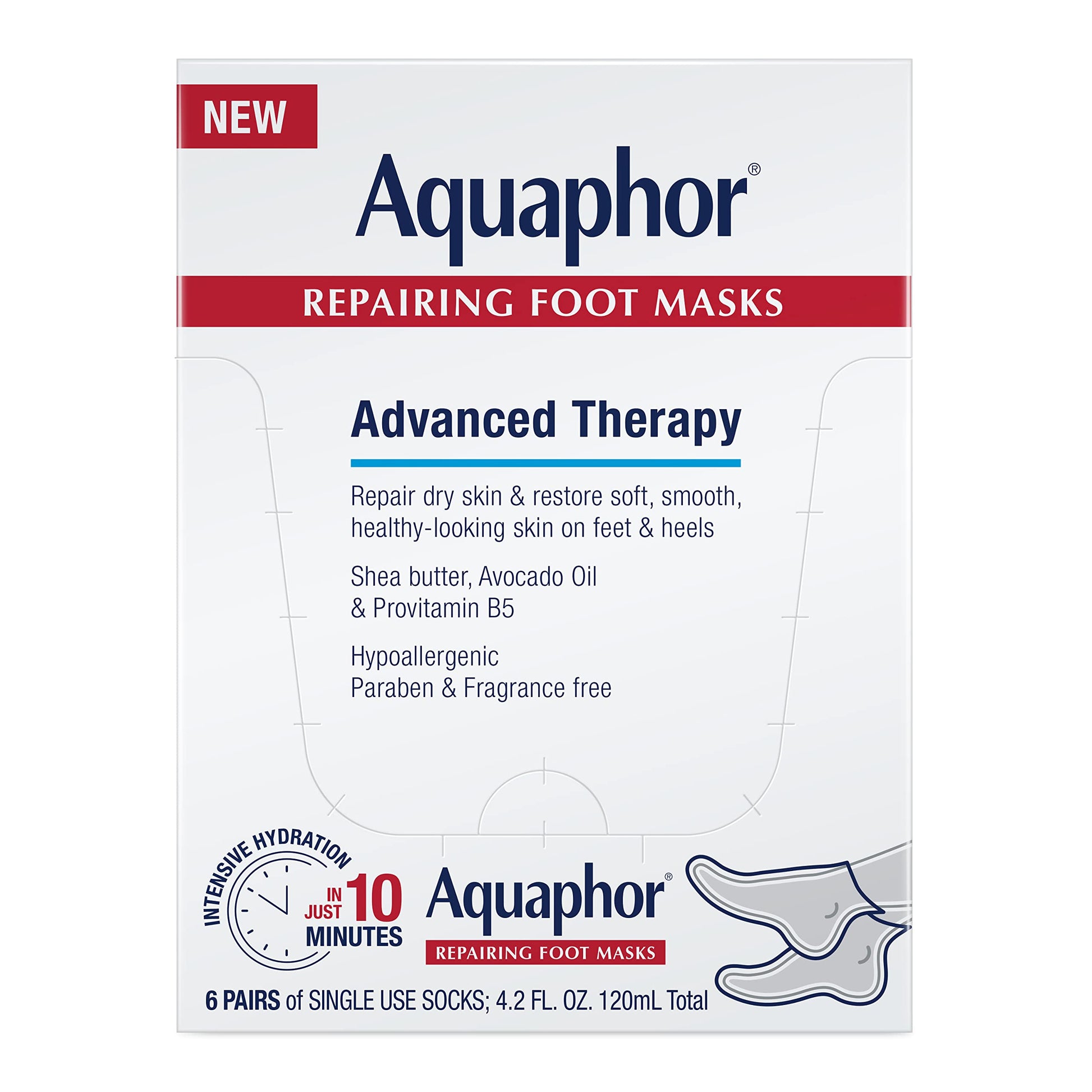 AQUAPHOR REPAIRING FOOT MASKS 1PR 20ML