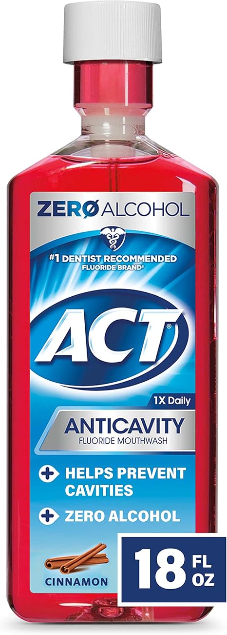 ACT ANTICAVITY ALCOHL FREE CINNAMON 18OZ