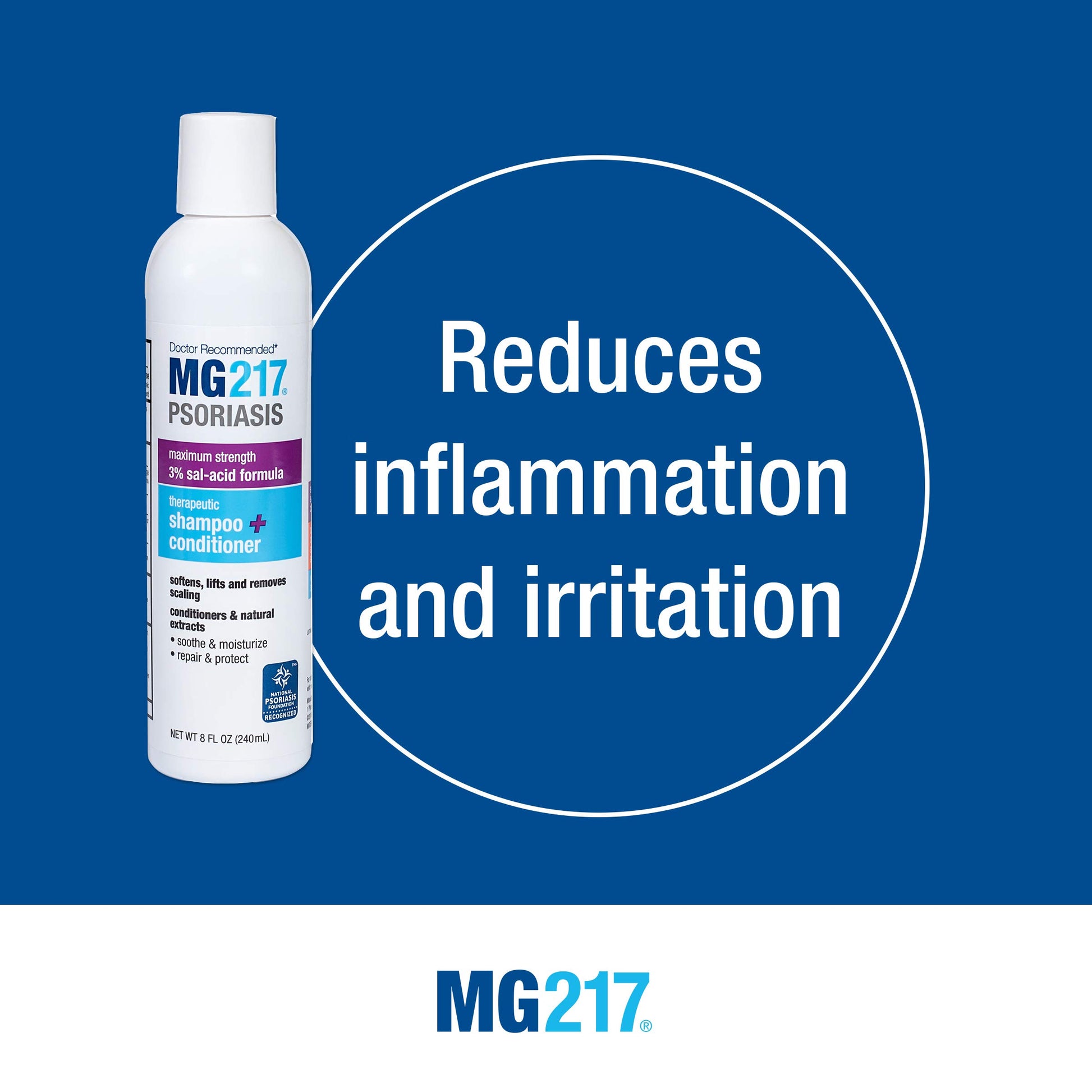 MG217 PSORIASIS 3% SAL ACID SHAM/CND 8OZ