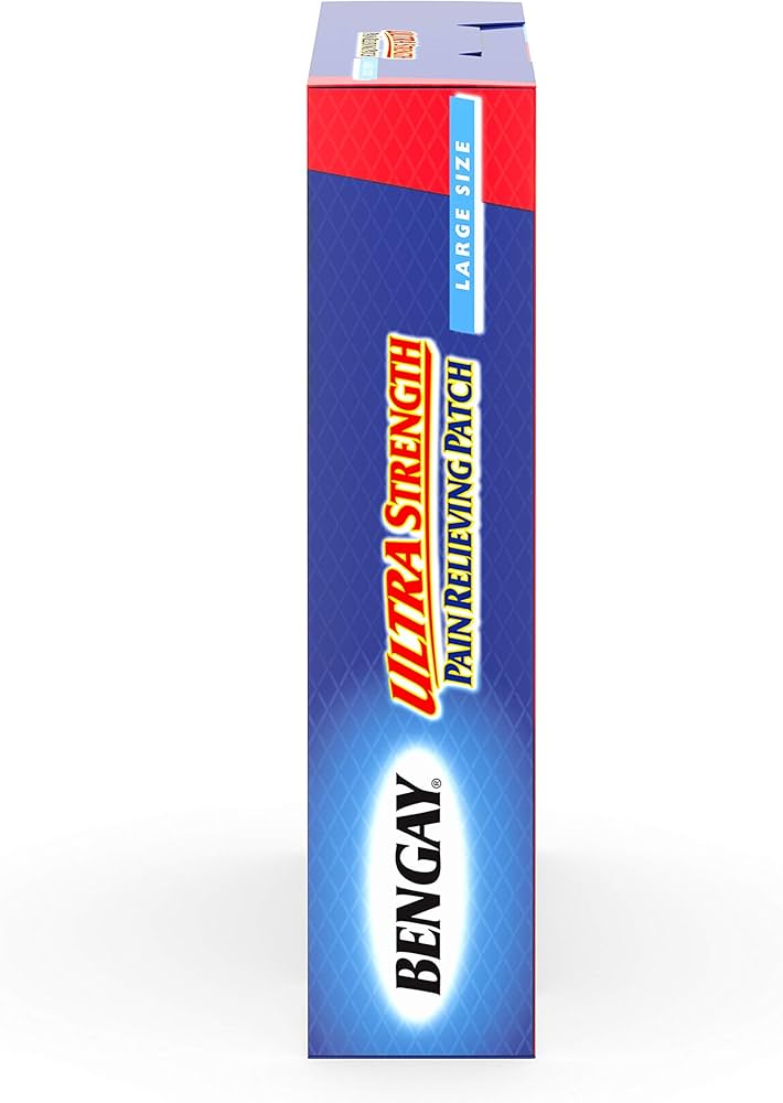 BENGAY PATCH ULTRA STRENGTH REGULAR 5CT