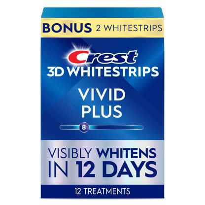 CREST 3D WHITE STRIP VIVID 10CT