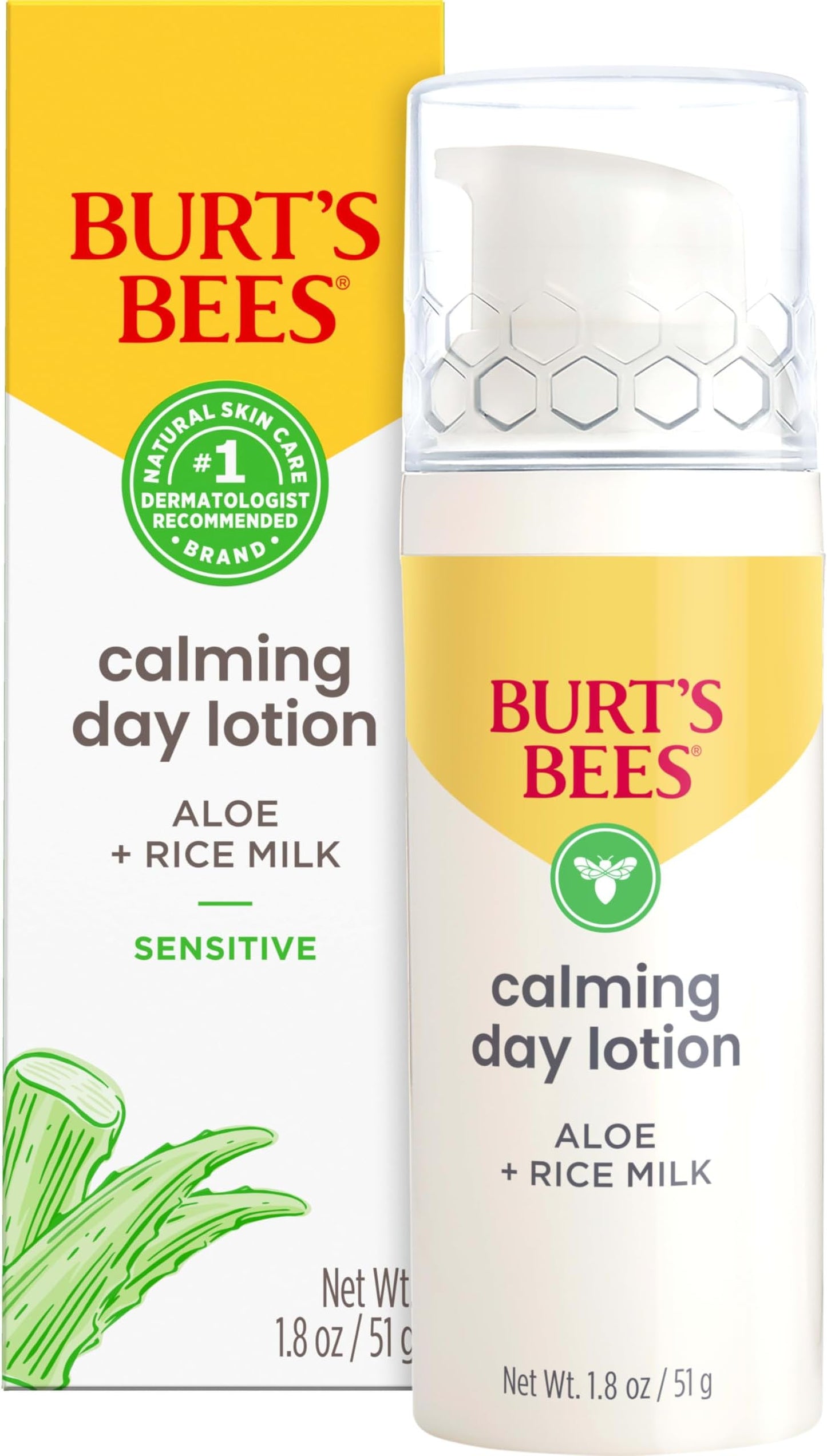 Burt's Bees Sensitive Solutions Calming Day Lotion With SPF 30, 1.8 oz