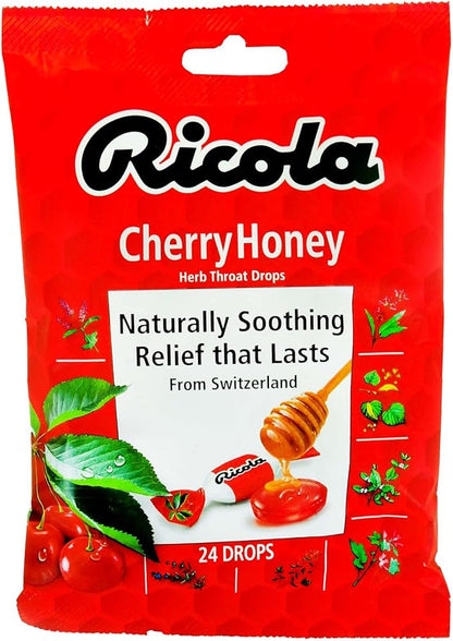 RICOLA STK CHERRY MENTHOL DRP 20X9CT