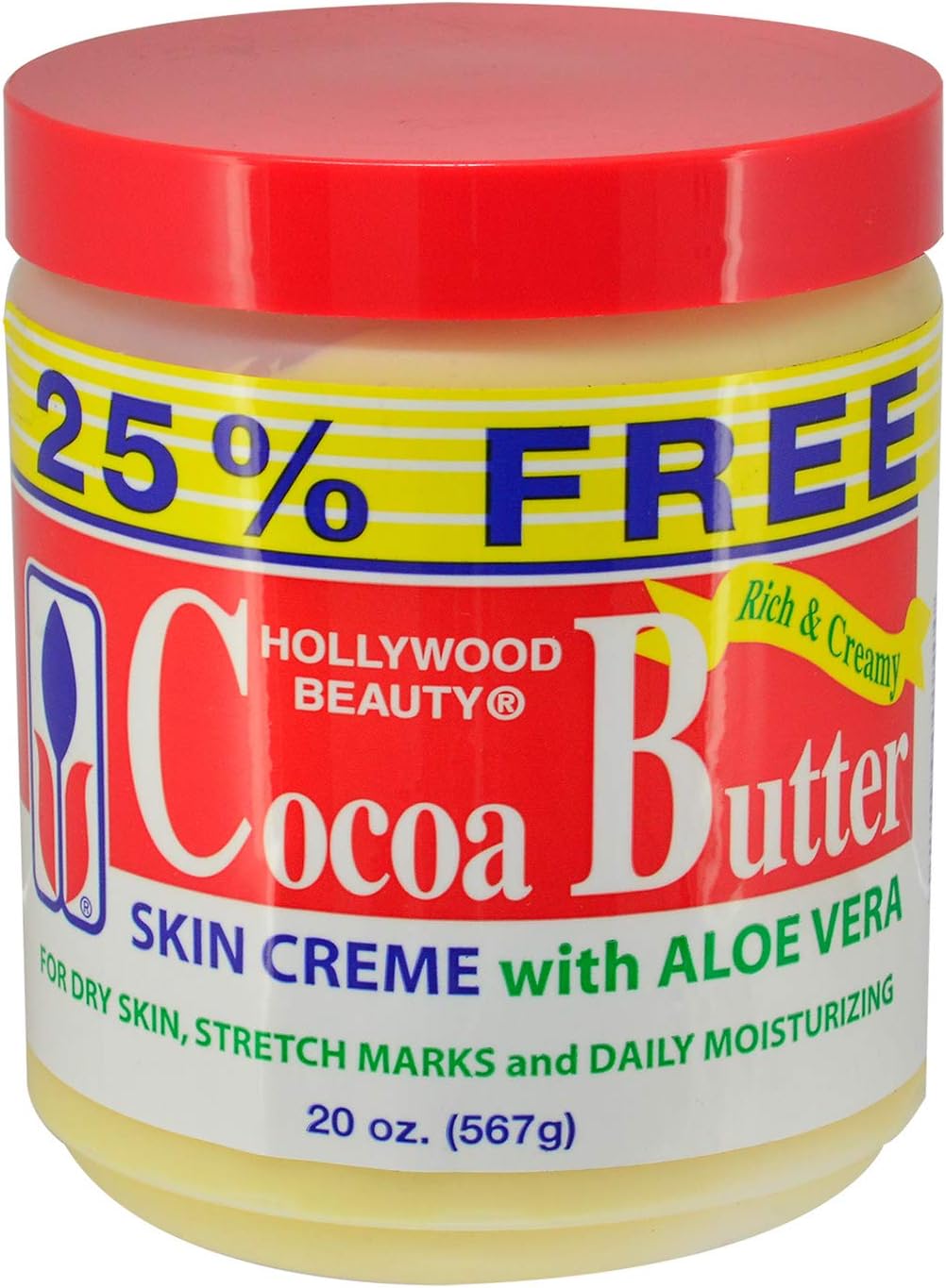 HOLLYWOOD COCOA W/ALOE CRM  20Z