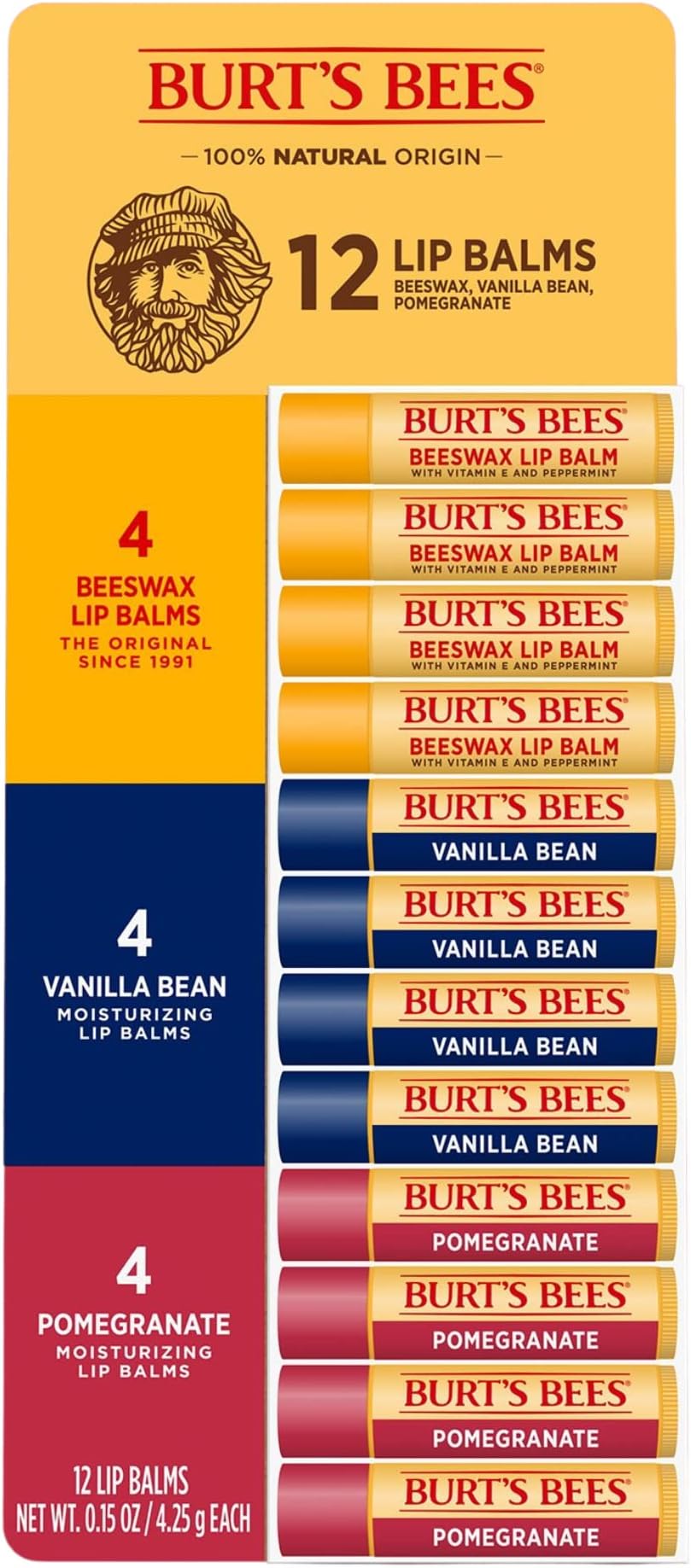 BURTS BEES L/B ST 12 VANBN