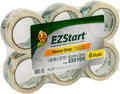 DUCK EZ Start Packing Tape - Clear, 1.88" x 54.6 yds