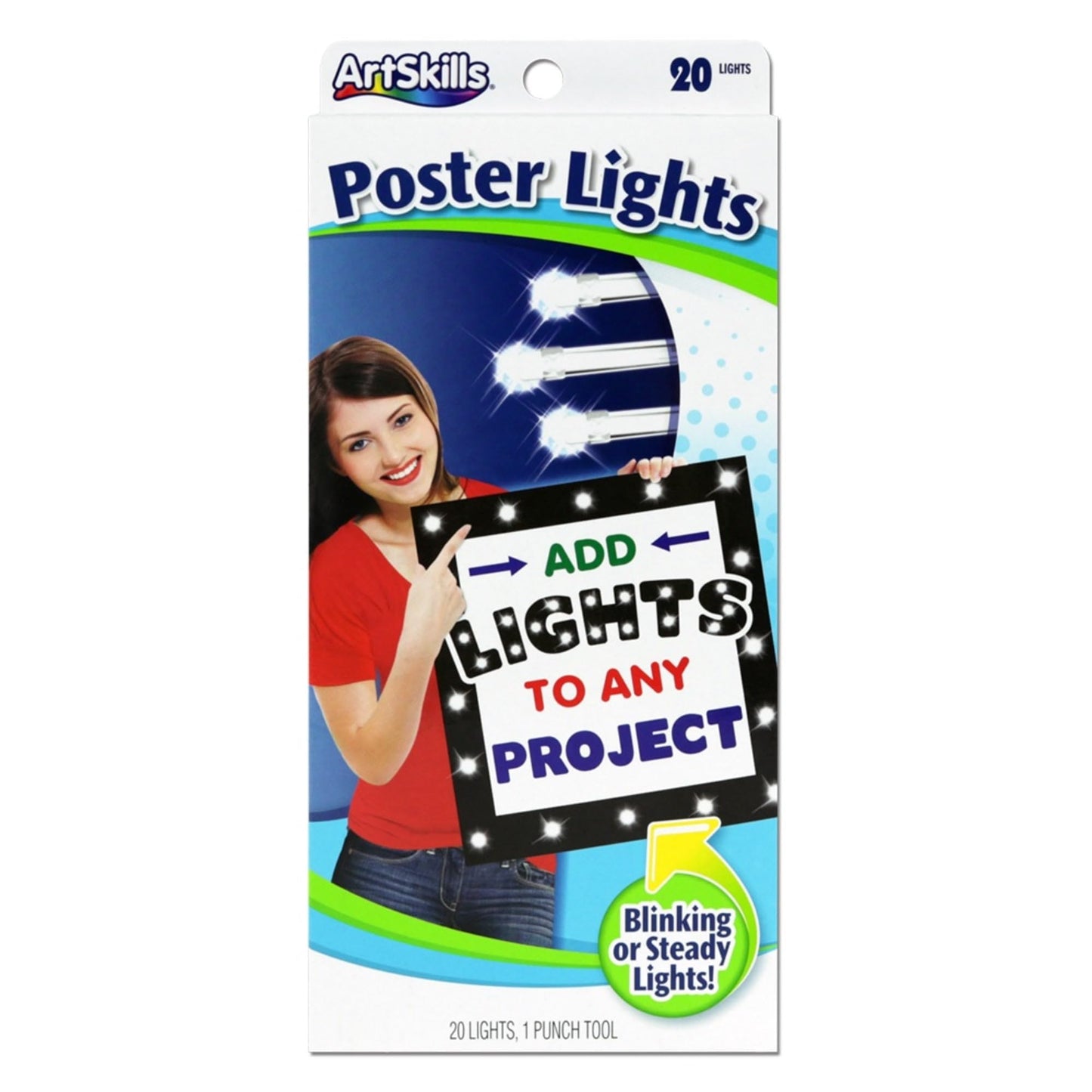 ArtSkills Poster Lights - White