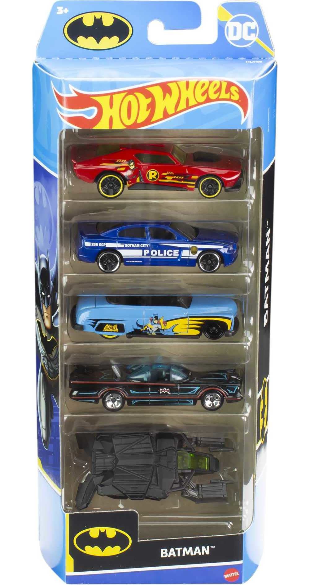 Hot Wheels Batman Cars, Assorted