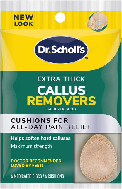 DR SCHOLLS CALLUS REMVR CUSHN X/THK 4CT