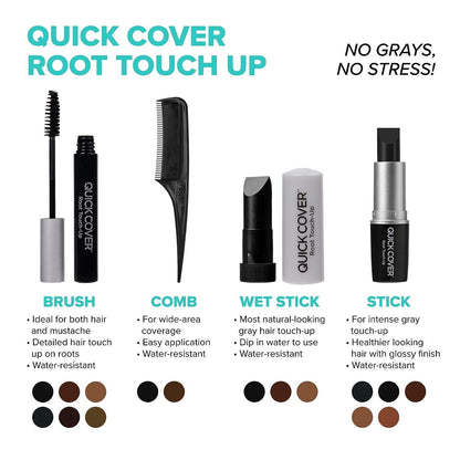 Kiss Red Root Touch-Up Brush Natural Medium Brown (3in)