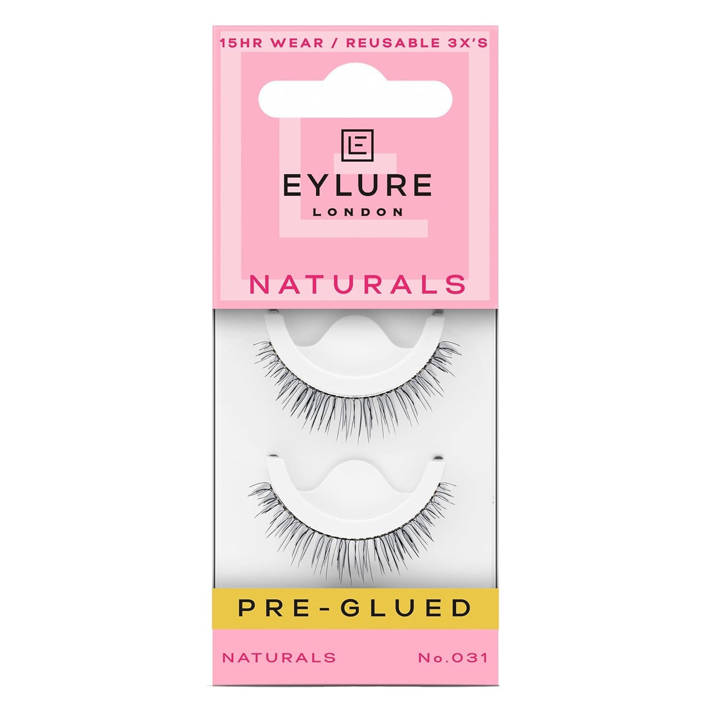 EY LASHES PRE-GLUED NATRL N031