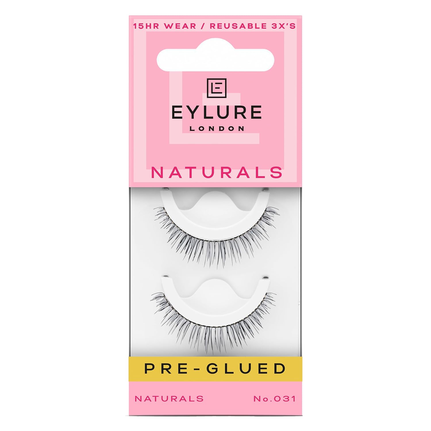 EY LASHES PRE-GLUED NATRL N031