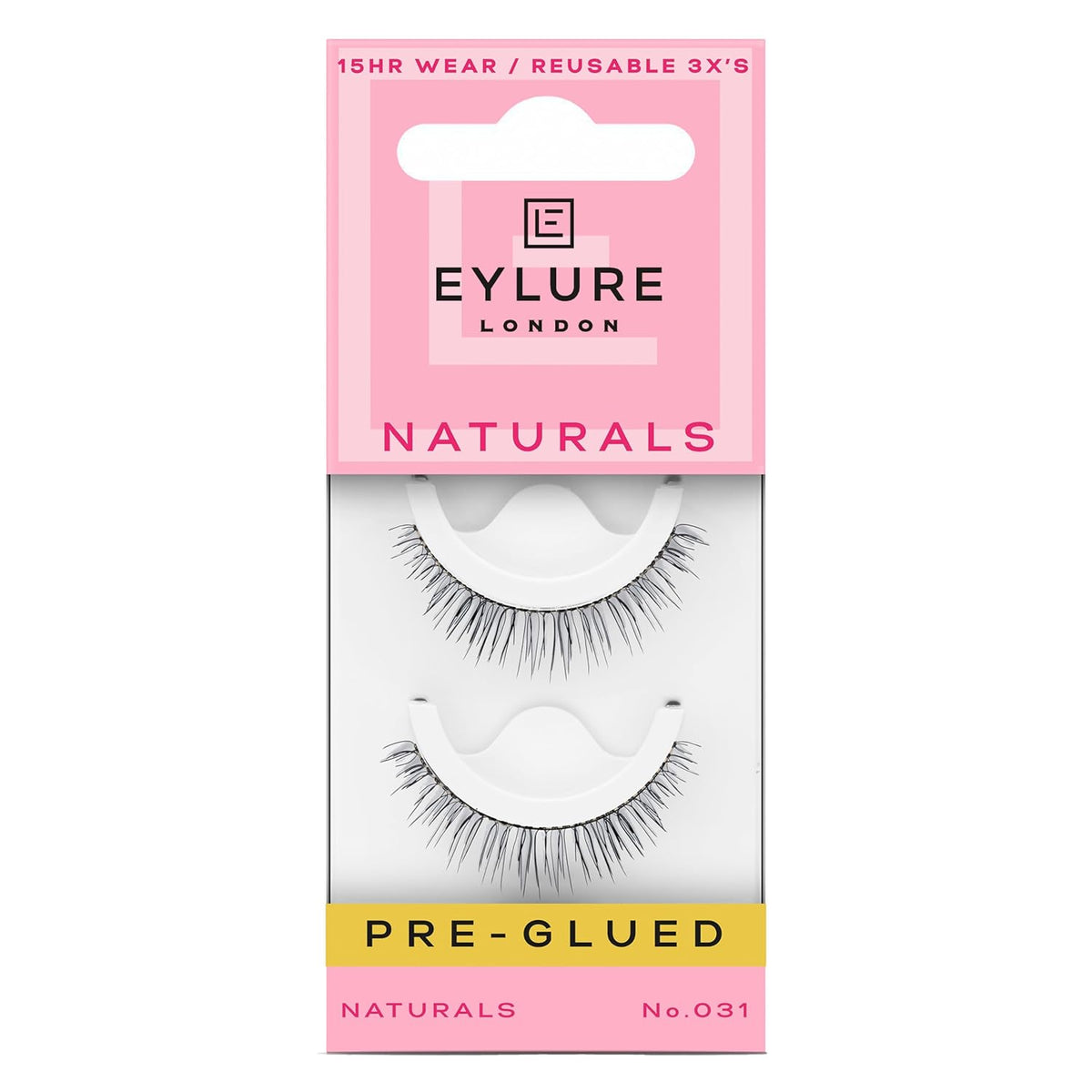 EY LASHES PRE-GLUED NATRL N031