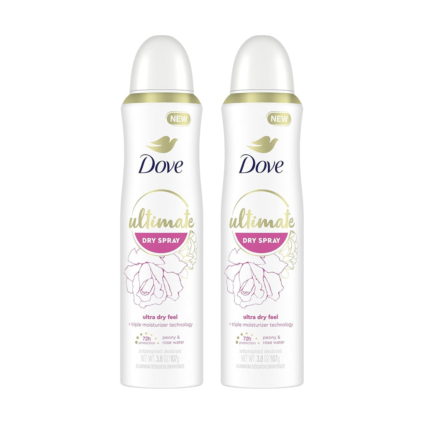 DOVE DRY SPRAY AE 20.2% 107GM INV