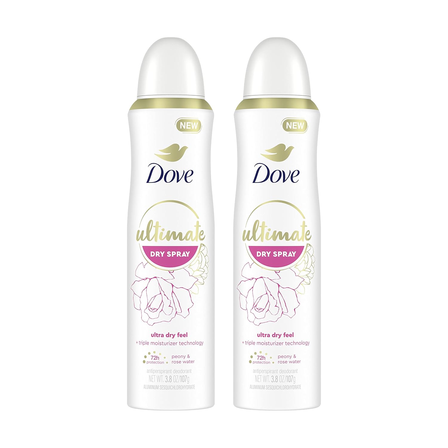 DOVE DRY SPRAY AE 20.2% 107GM INV