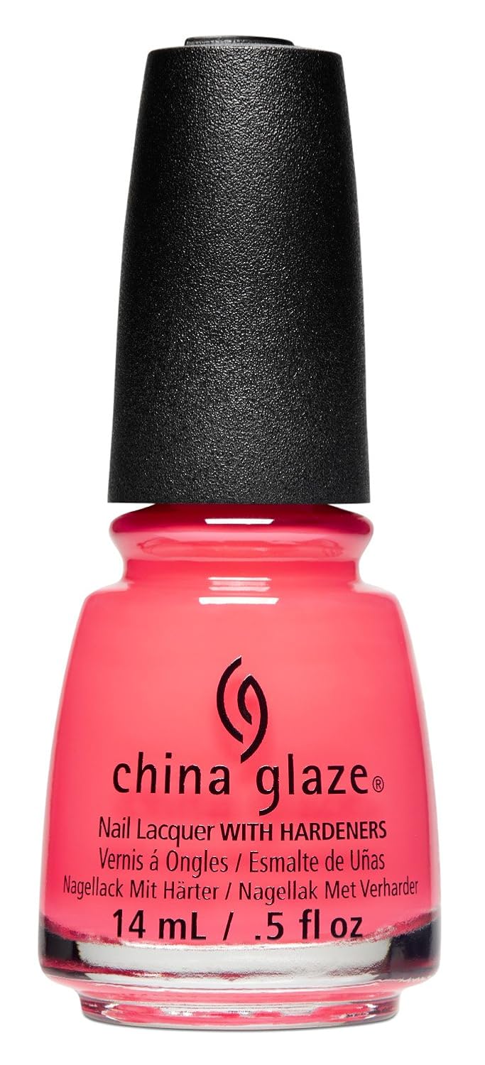 china glaze Nail Lacquer, Glossy Finish - Sun-Set the Mood