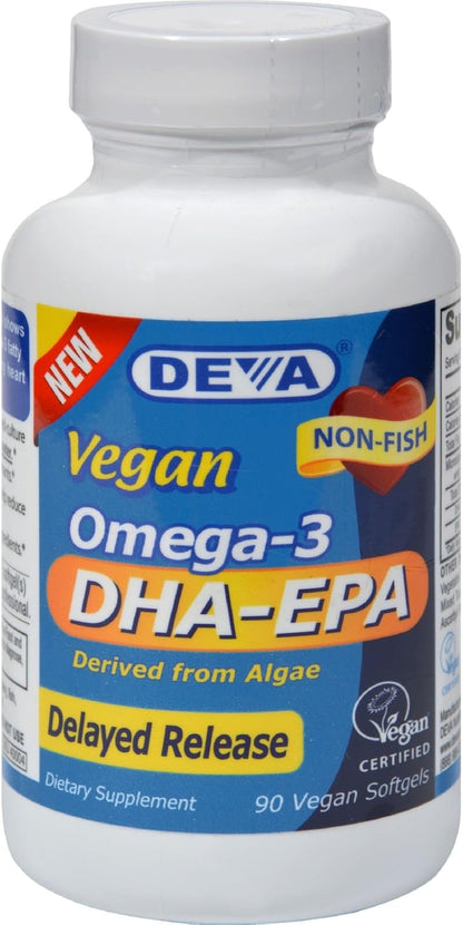 DEVA VEGAN VITAMINS DHA-EPA(DELAYED REL)VEGAN