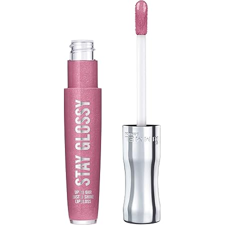Rimmel London Stay Glossy Lip Gloss, Cake for Breakfast, 5.5ml