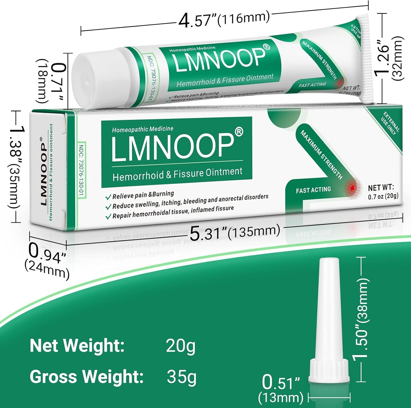 GNP HEMORRHOID OINTMENT 2OZ