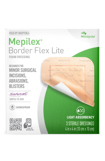MEPILEX BORDER FLX LITE DS 3 3X3N