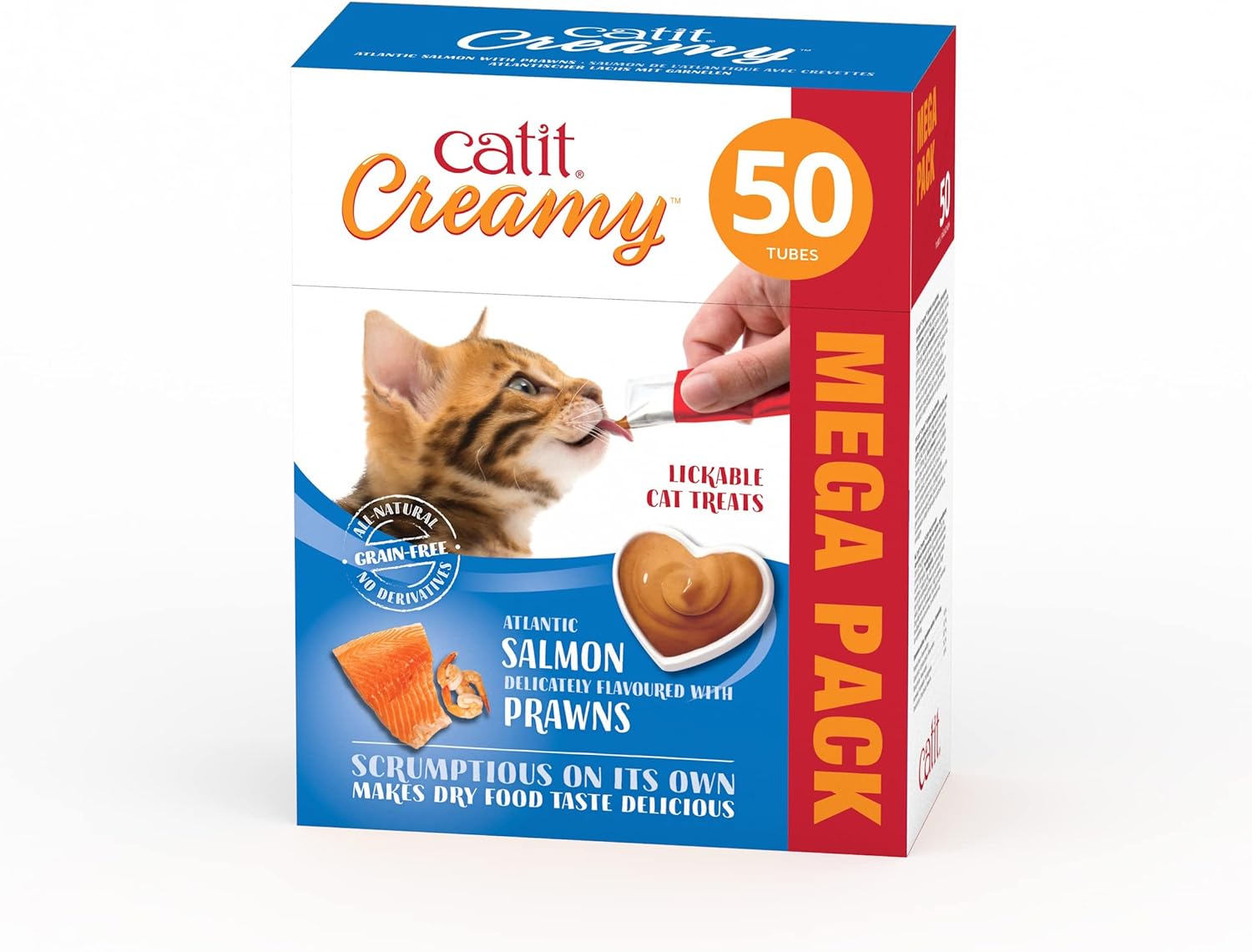 CATIT NIBBLY CAT TREAT SALMON 3.2OZ