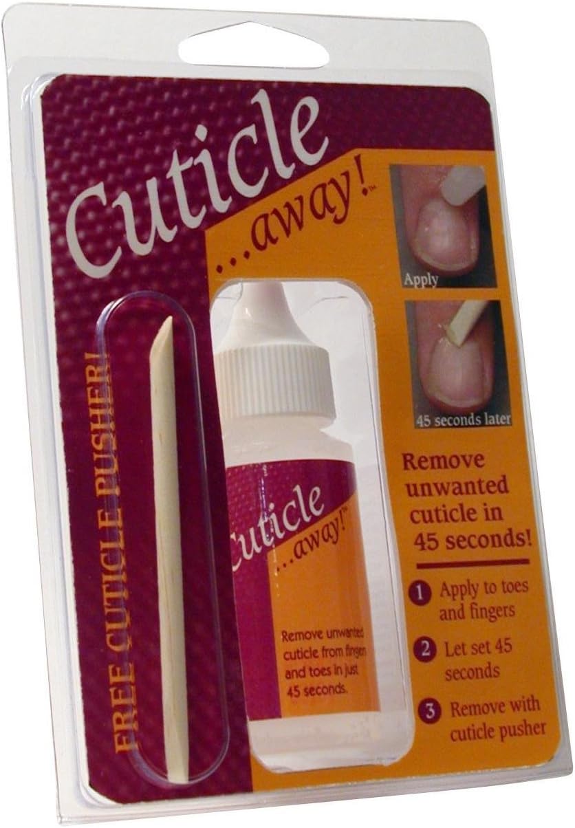 CUTICLE AWAY LQ 1OZ W/PUSHER