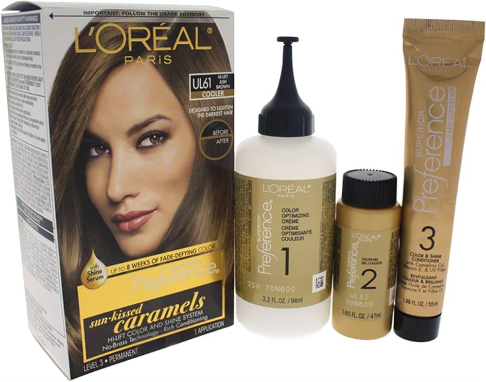 L'ORÉAL PARIS Excellence Triple Protection Permanent Hair Color, 5 Medium Brown, 6.3 fl. oz.