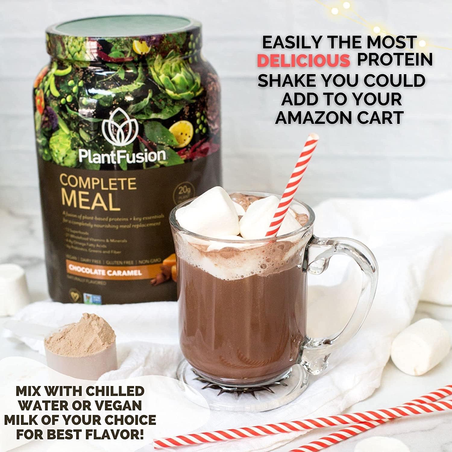 PLANTFUSION MEAL SHAKE,CHOC CARML PWD
