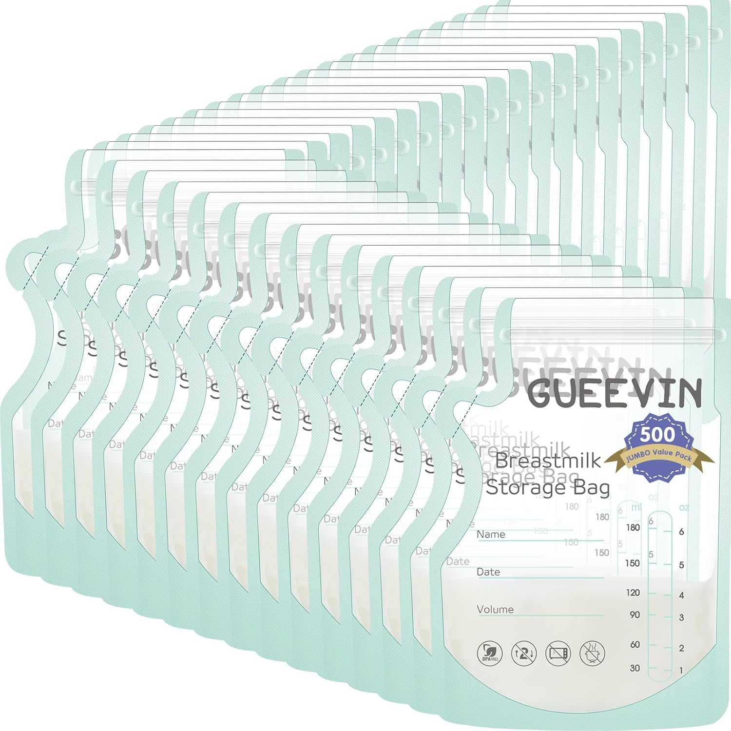 Dr Brown’s 6 oz Breast Milk Storage Bags, 50 count