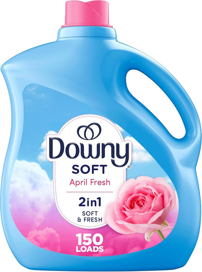 DOWNY SOFT APRIL FRS 2IN1 LQ 44OZ